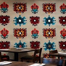 Indian Banjara Embroidery Commercial Wallpaper