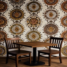 Indian Chikankari Embroidery Commercial Wallpaper