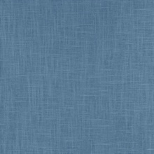 Indie Faux Textured Linen Blue Wallpaper