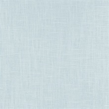 Indie Faux Textured Linen Blue Wallpaper