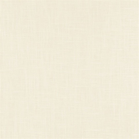 Indie Faux Textured Linen Cream Wallpaper
