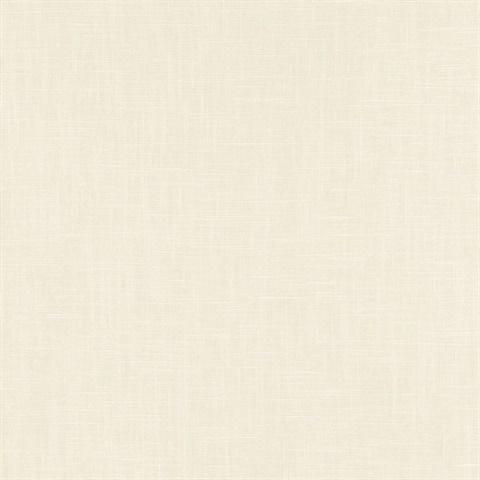 Indie Faux Textured Linen Cream Wallpaper