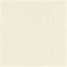 Indie Faux Textured Linen Cream Wallpaper