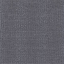 Indigo Checkerboard Natural Weave Texture Wallpaper