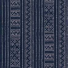 Indigo Kotobi Trical Textile Wallpaper
