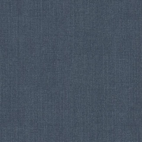 Indigo Panama Textured Weave Wallpaper