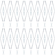 Indigo Pearlescent Painterly Trellis Faux Grasscloth Wallpaper