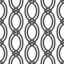 Infinity Black Geometric Stripe