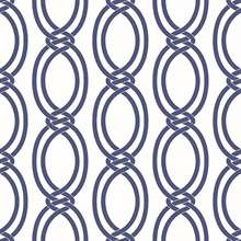 Infinity Indigo Geometric Stripe