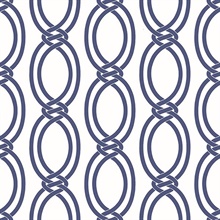 Infinity Indigo Geometric Stripe