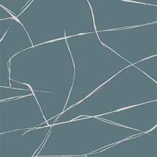 Inkwork Abstract Abstract Blue Dusk Peel and Stick Wallpaper