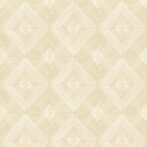 Inlay Ecru Commercial Wallpaper