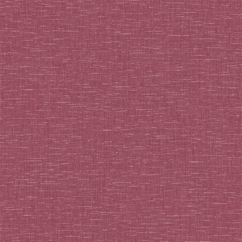 Inlay Linen Ruby Commercial Wallpaper