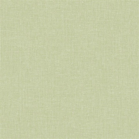 Inlay Linen Sage Commercial Wallpaper