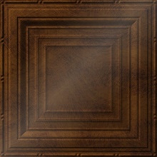 Inside Angles Ceiling Panels Antique Bronze