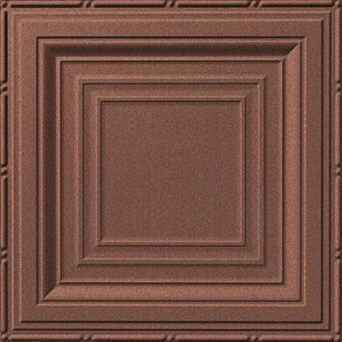 Inside Angles Ceiling Panels Copper