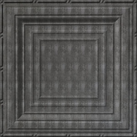 Inside Angles Ceiling Panels Etched Silver