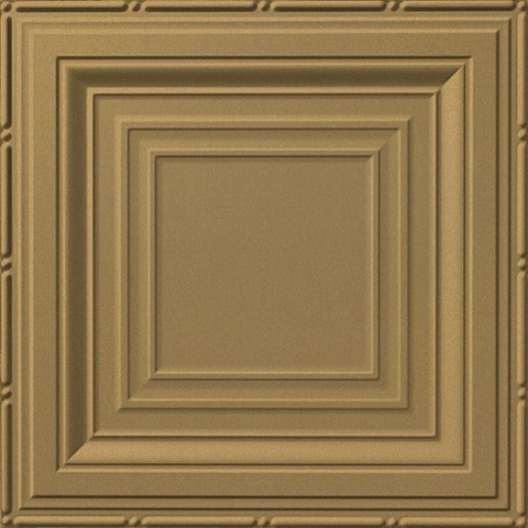 Inside Angles Ceiling Panels Gold