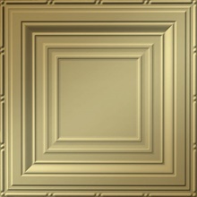 Inside Angles Ceiling Panels Metallic Gold