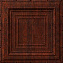 Inside Angles Ceiling Panels Walnut