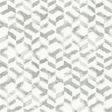 Instep Platinum Abstract Geometric Wallpaper