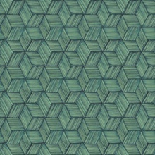 Intertwined Dark Green Geometric