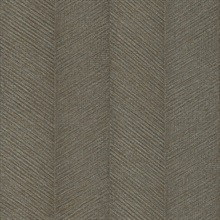 Ione Evergreen Textured Chevron Wallpaper