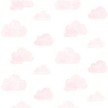 Irie Pink Watercolor Clouds Wallpaper