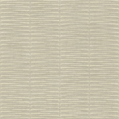 Iringa Linen Horizontal Linen Stripe Wallpaper