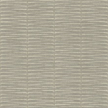 Iringa Putty Horizontal Linen Stripe Wallpaper