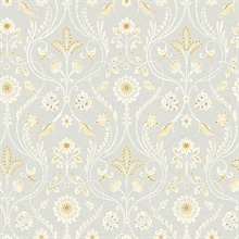 Island Grey Damask