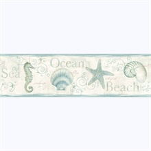 Island Sea Green Green Starfish Border