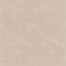 Isleworth Light Grey Floral Scroll