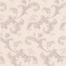 Isleworth Mauve Floral Scroll