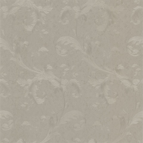 Isleworth Silver Floral Scroll