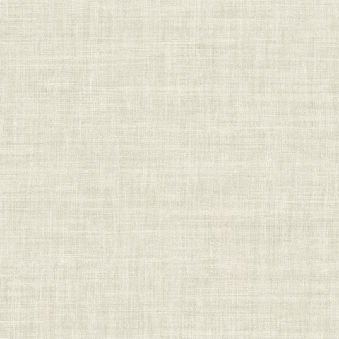 Ivory Randi Tight Weave Faux Grasscloth Wallpaper