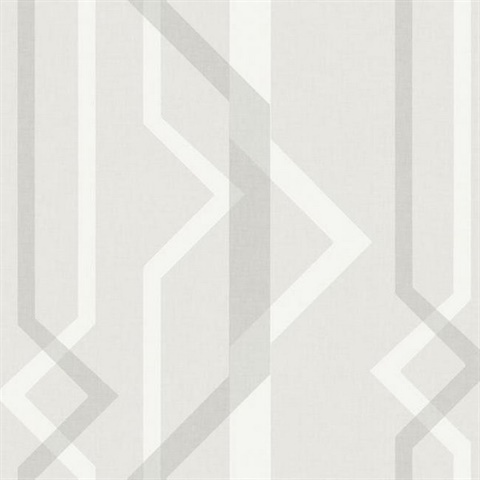 Ivory Shape Shifter Geometric Wallpaper