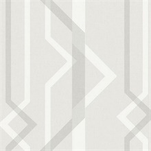 Ivory Shape Shifter Geometric Wallpaper