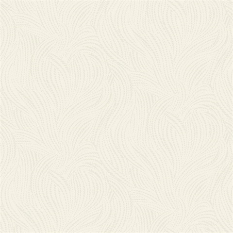 Ivory Tempest Raised Glitter Dots Braid Wallpaper