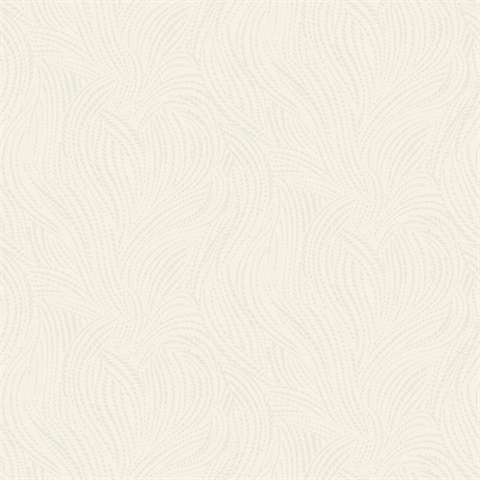 Ivory Tempest Raised Glitter Dots Braid Wallpaper