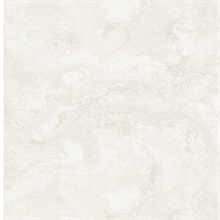 Ivory Terrene Shimmer Marble Textured Wallpaper