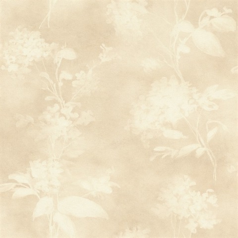Izara Beige Botanical Wallpaper