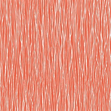 Jacaranda Wave Orange Retro Wallpaper