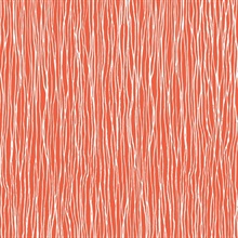 Jacaranda Wave Orange Retro Wallpaper