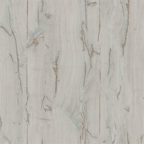 Jackson Taupe Wooden Plank Wallpaper