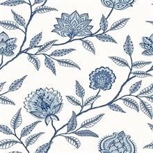 Jaclyn Blue Lagoon Peel and Stick Wallpaper