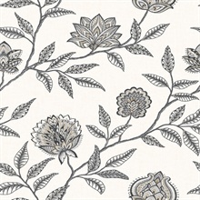Jaclyn Charcoal & Sandstone Peel and Stick Wallpaper