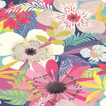 Janis Rasberry Floral Riot Wallpaper