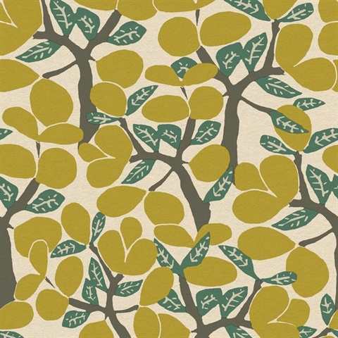 Janneiro Botanica Citron Wallpaper