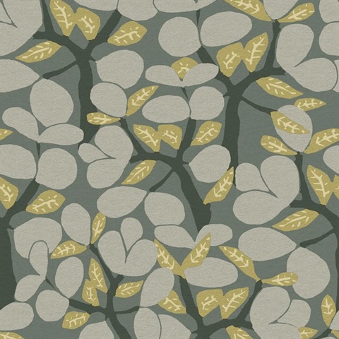 Janneiro Botanica Sage Wallpaper